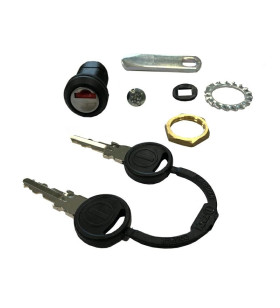 ZADI plastic lock movim. 90 ° flat bracket complete