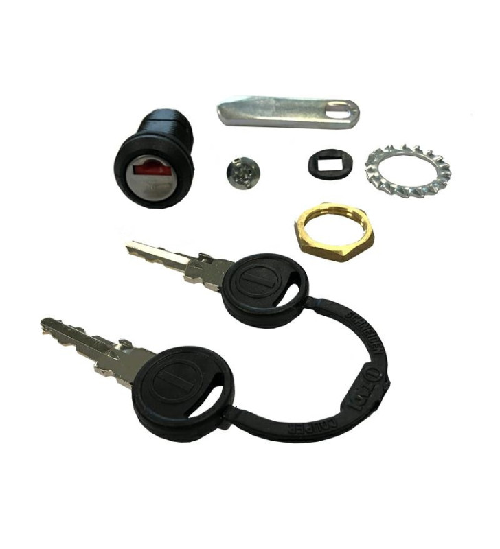 Serrure en plastique ZADI movim. Support plat...