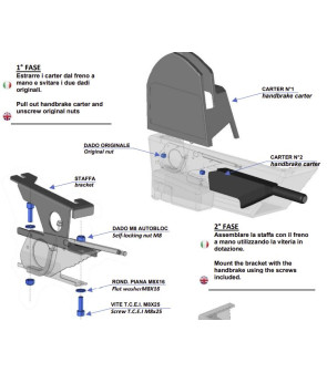 CTA HANDBRAKE KIT DRIVER SIDE FOR CTA TURNTABLE PLATE VW T5/T6 FROM 2003