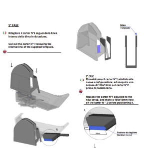 KIT FRENO DE MANO CTA LADO DEL CONDUCTOR PARA TOCADISCOS CTA VW T5/T6 DESDE 2003