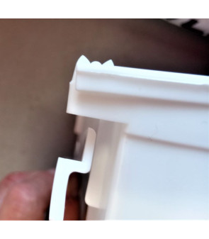 Pattumiera da porta con basculante 27x13,8x24,7