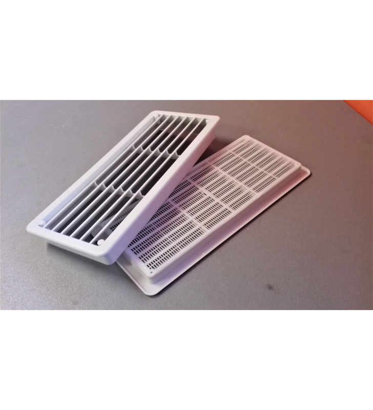 Aeratore Rettangolare Varie misure bianco RAL9002