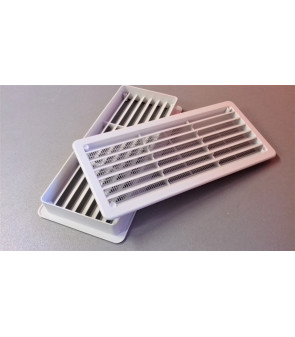 Aérateur rectangulaire Différentes tailles blanc RAL9002