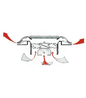 Aeratore solare stagno Ø 217x71