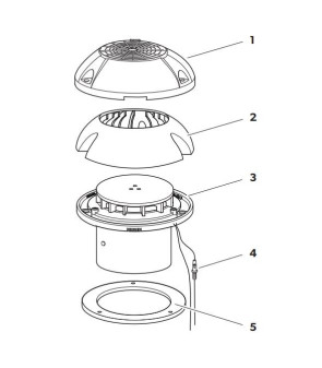 Ventilador de techo eléctrico 12V DOMETIC GY11