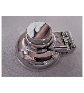 NEW chromed pump locking suction cup in PVC
