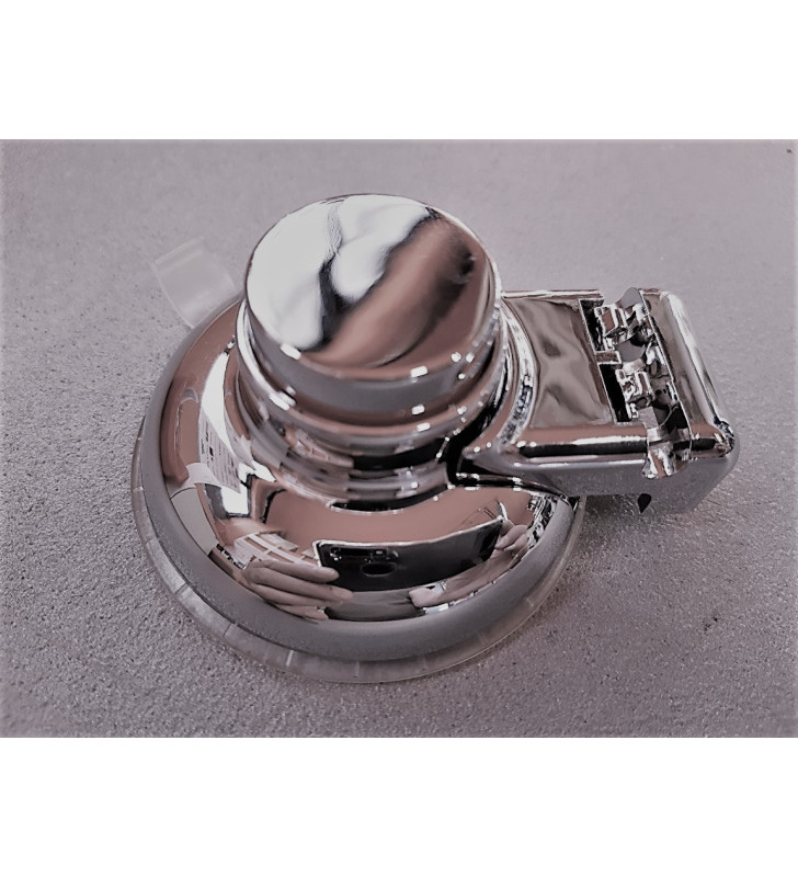 NEW chromed pump locking suction cup in PVC