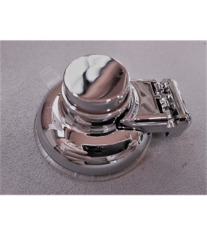 NEW chromed pump locking suction cup in PVC