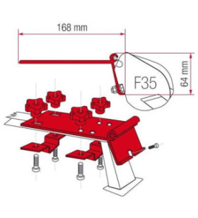 F35 PRO Fiamma Standard Awning Assembly Kit
