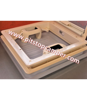 Oblò  VNRW 28x28 bianco con zanz/oscurante a rullo