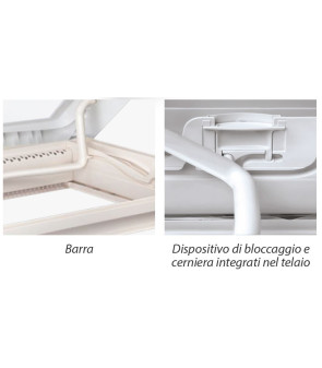 HEKI STYLE MIDI ojo de buey 700x500 barra blanca con ventilación