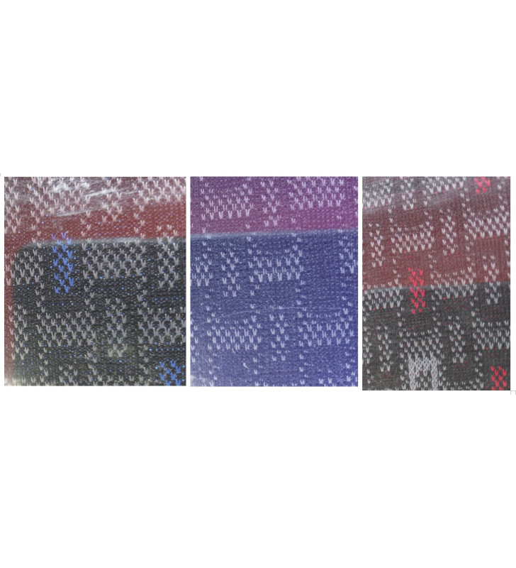 Paar Jacquard-Vordersitzbezüge – Blau