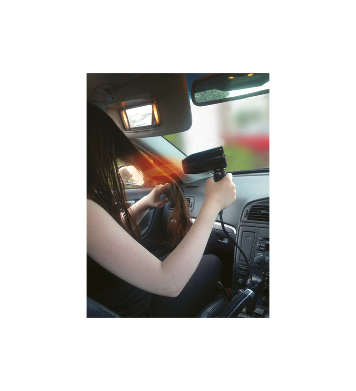 ASCIUGACAPELLI SBRINATORE NERO - 12V - 180W