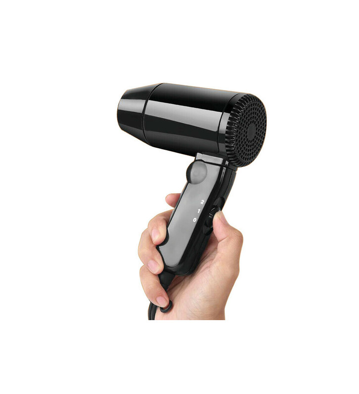 ASCIUGACAPELLI SBRINATORE NERO - 12V - 18W