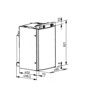 Dometic Serie 8 RM 8400 Kühlschrank Rechtsöffnung
