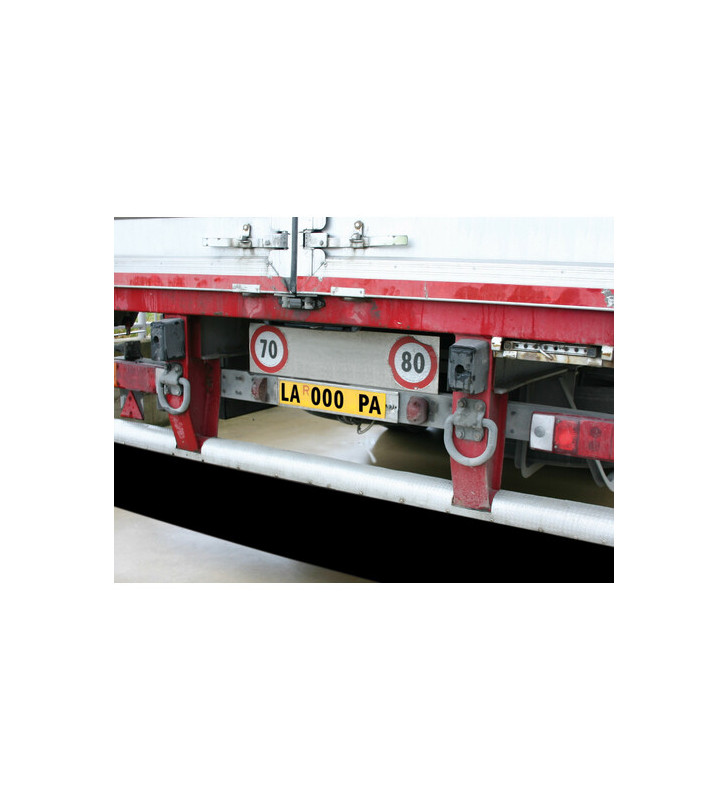 Repeater plate for temporary use trailers...