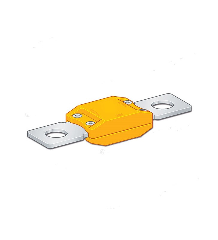 Fusibile MEGAVAL giallo da 100A passo 50 MM