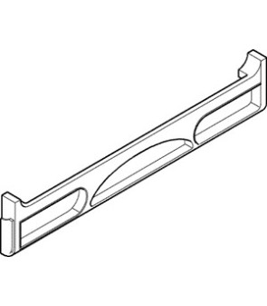 Rear bumper strip smooth neutral plate CI TRIGANO from 90 to 2000