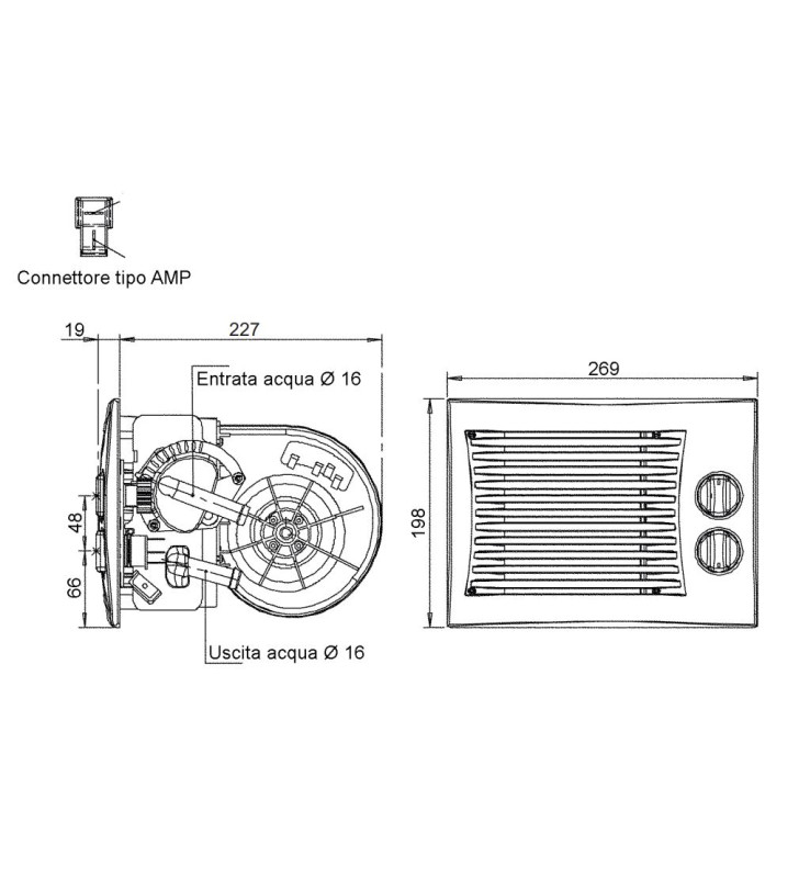 Calefactor Arizona 600 150W