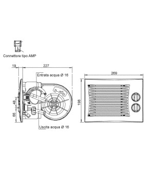 Calefactor Arizona 600 150W