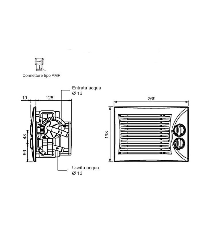 Arizona LN heater - 50db 12W