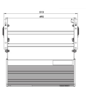 LIPPERT PASO MANUAL 12473 R 550 MM SIMPLE INCLINACIÓN