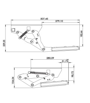 MANUELLER SCHRITT 12473 R 700 MM LIPPERT EINZELKIPPUNG