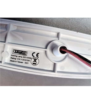 Lámpara exterior encima de la puerta 10x0,5W blanca 4000K