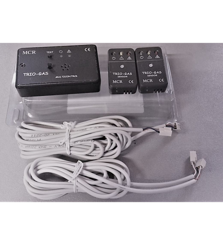 2-Sonden TRIO-GAS 12V MCR-Gasdetektor