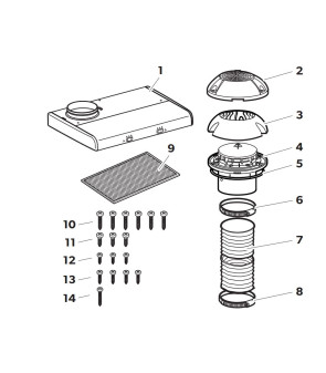 Extractor Hood Model Ck 400 DOMETIC