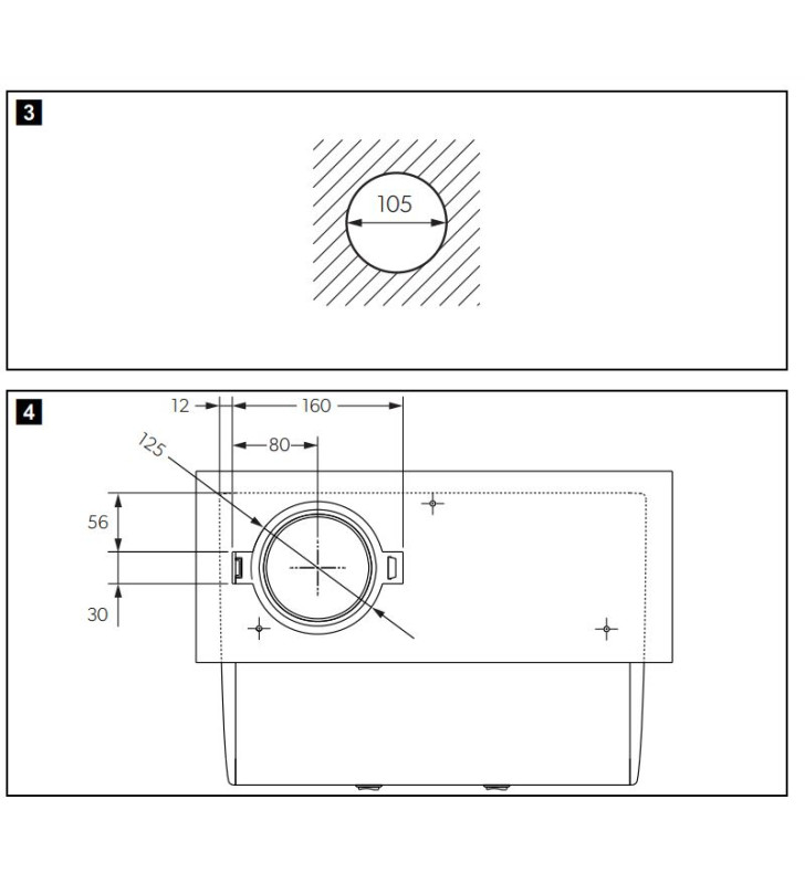 Hotte aspirante modèle Ck 400 DOMETIC
