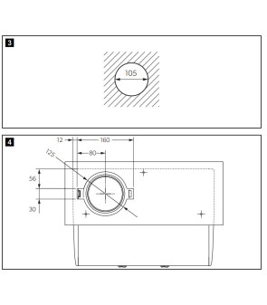 Hotte aspirante modèle Ck 400 DOMETIC