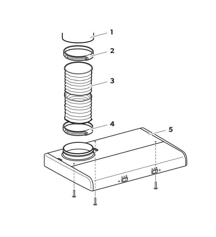 Campana Extractora Modelo Ck 400 DOMETIC