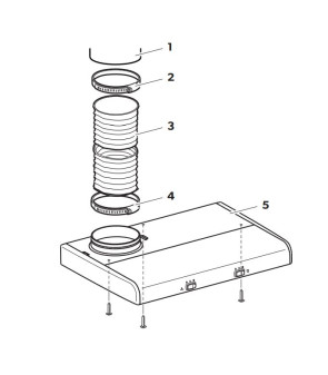 Cappa Aspirante Modello Ck 400 DOMETIC