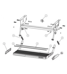 Pair of conical bumpers 19x13x18 for PROJECT 2000 step 12473 2