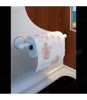 Porta rotolo cucina a ventosa