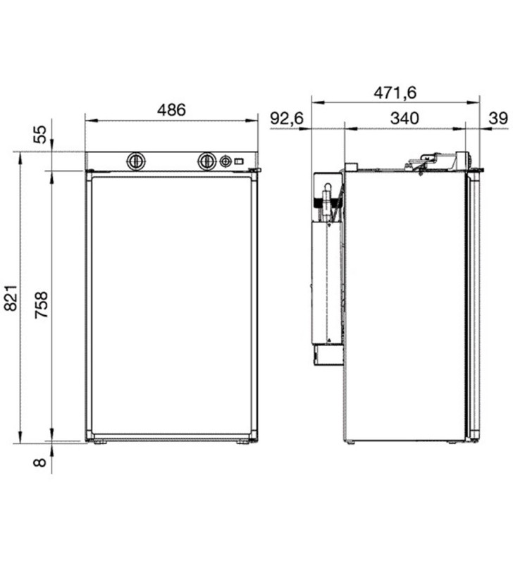 Frigo trivalente da incasso Serie 5 Rm 5380...