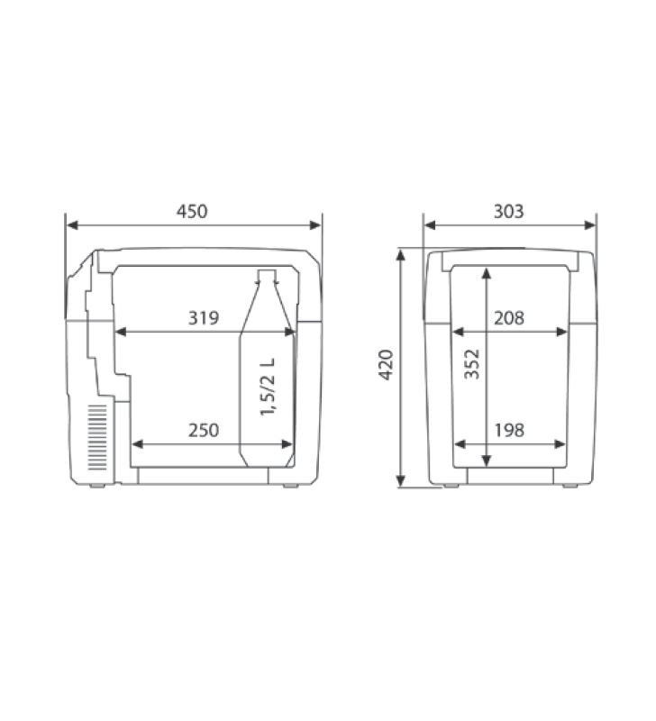 Nevera termoel Dometic Tropicool TCX21 -27°C...