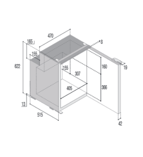 Vitrifrigo Kompressorkühlschrank Modell C90i. 2
