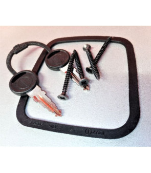 TAILGATE LOCK EUROGARAGE STANDARD ZADI WHITE