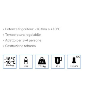 KOMPRESSOR-KÜHLSCHRANK MCCHD-45 AC/DC MESTIC