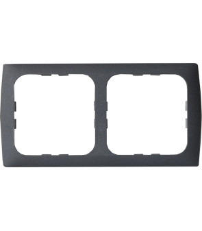 Grauer Rahmen mit 2 Modulen CBE MAC2PS / G