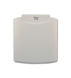 Cache blanc pour prise externe PRE234V