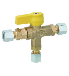 Vanne T inversion gaz 10 mm