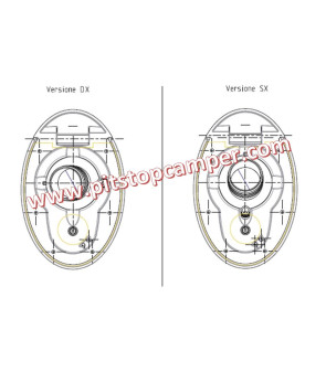 Remplisseur d'eau FAP Bravo DX Ø 35 blanc sans clé - 9120