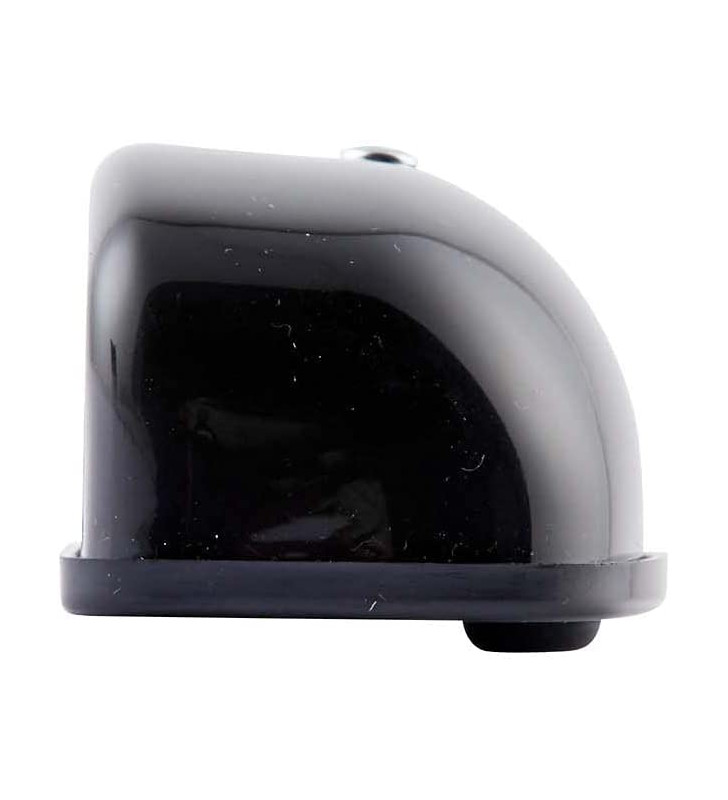 Cantilevered black license plate light from HELLA