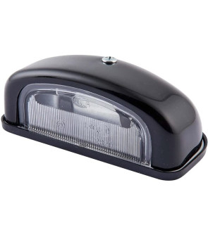 Éclairage de plaque d'immatriculation noir en porte-à-faux de HELLA