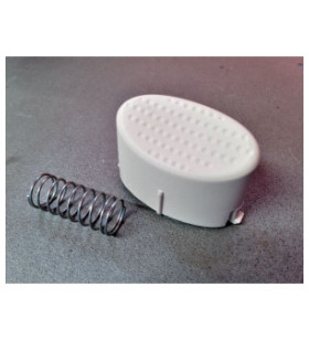 Botón con resorte x MIDI HEKI BARRA crema BG152225