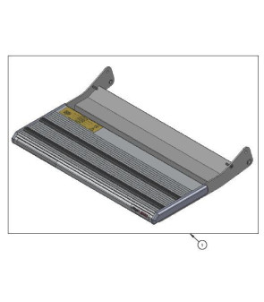 Plate-forme inférieure complète 574/527 P280 pour marche 10574 PROJECT 2000