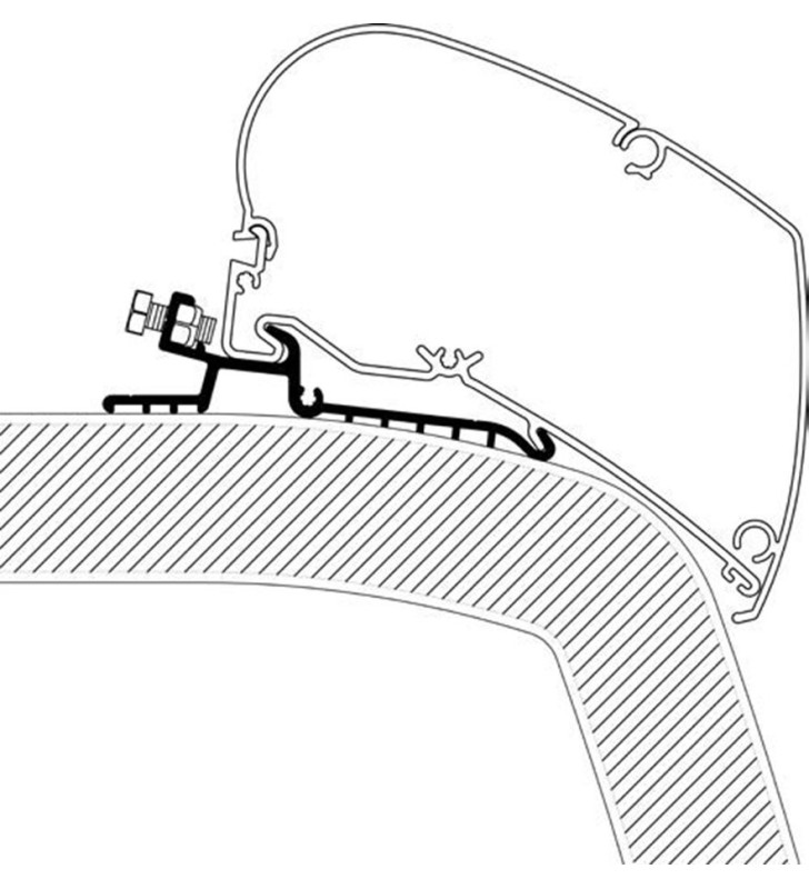 Thule Adapter Hymer SX 3,5 Meter